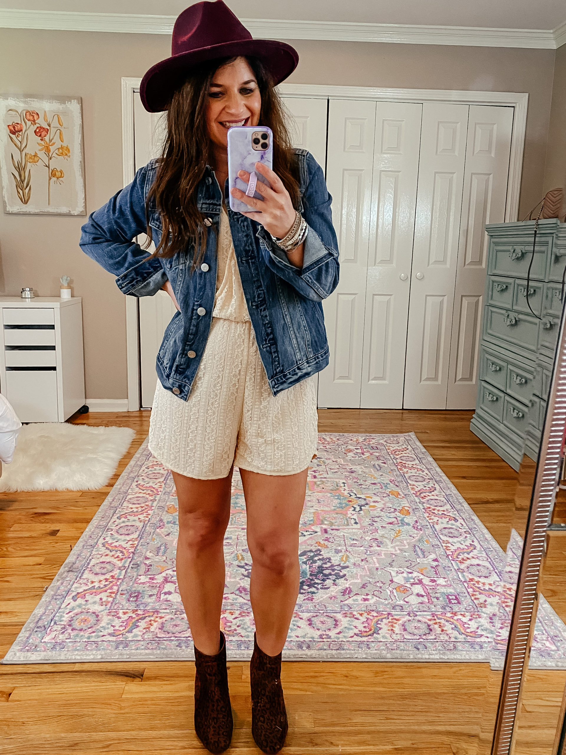 4 Easy Way to Transition a Romper into Fall - Addicted To 2 Day Shipping